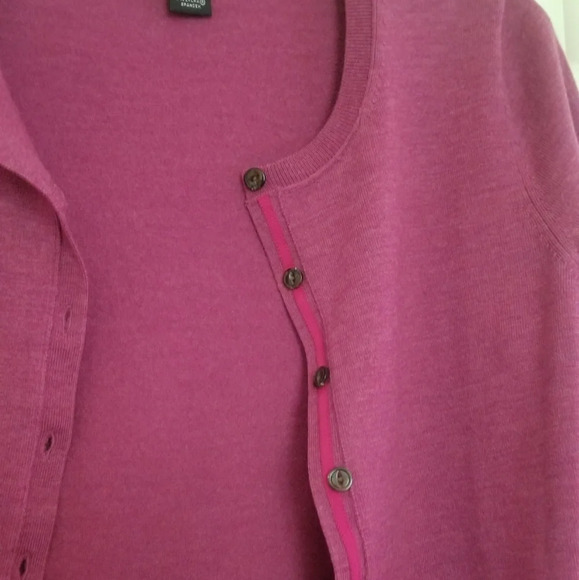 Banana Republic Extra Fine Merino Wool Cardigan M - Picture 6 of 9